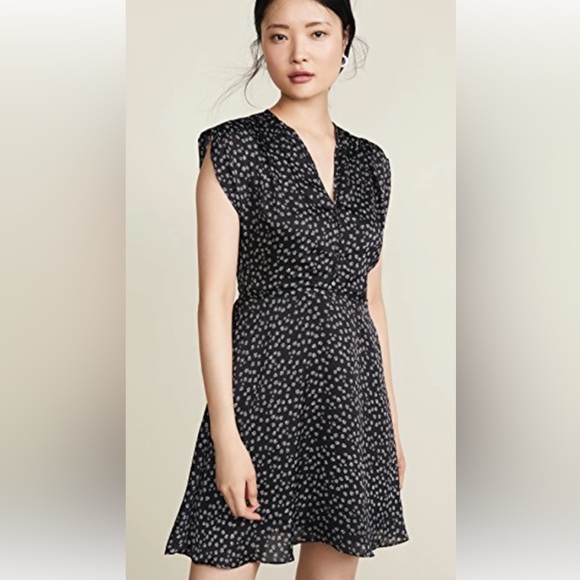 Equipment Dresses Floralprint Mini Dress In True Black Multi Poshmark